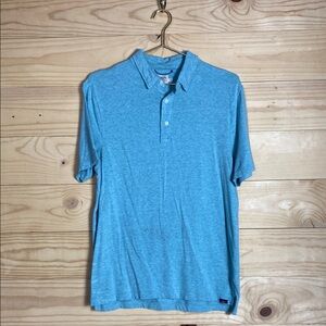 Faherty Men's Blue Polo‎ Shirt size medium